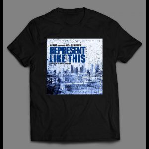 REPRESENT LIKE THIS MC EIHT ALBUM COVER CUSTOM OLDSKOOL HIP HOP SHIRT