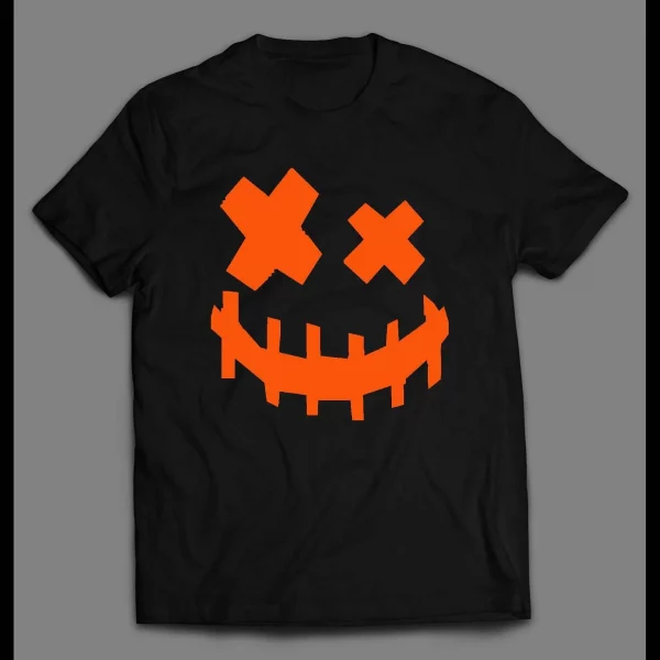 CREEPY SMILING SCARECROW HALLOWEEN SHIRT