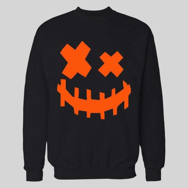 CREEPY SMILING SCARECROW HIGH QUALITY HALLOWEEN HOODIE / SWEATSHIRT
