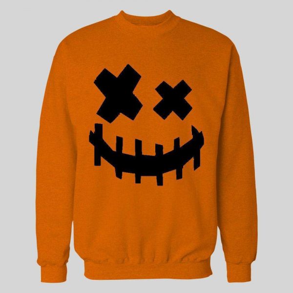 CREEPY SMILING SCARECROW HIGH QUALITY HALLOWEEN HOODIE / SWEATSHIRT
