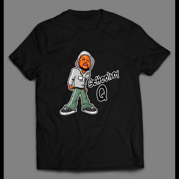 RAPPER SCHOOLBOY Q CARTOON ART HIP HOP SHIRT