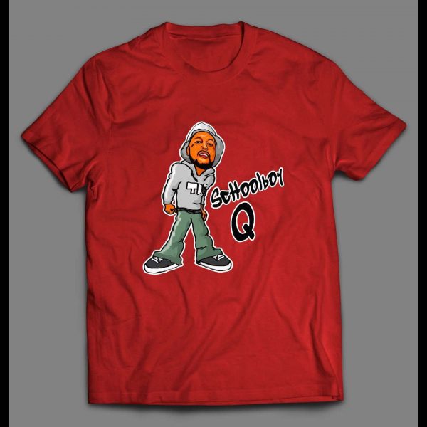 RAPPER SCHOOLBOY Q CARTOON ART HIP HOP SHIRT