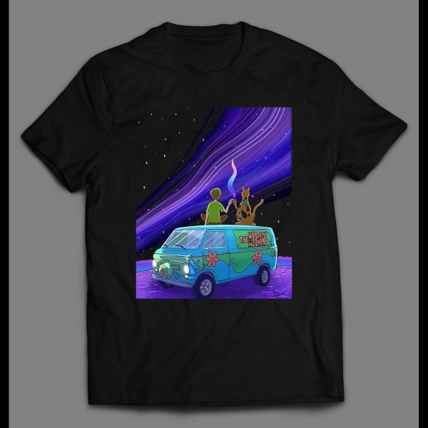 SHAGGY X SCOOBY PASSING THE DOOBIE CARTOON PARODY SHIRT