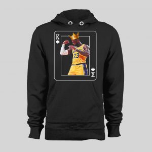 KING OF SPADES CARD LEBRON HIGH QUALITY BASKETBALL HOODIE / SWEATSHIRT