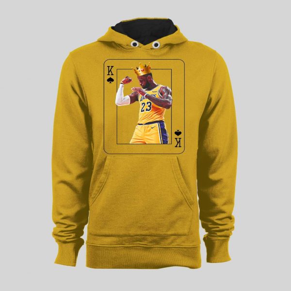KING OF SPADES CARD LEBRON HIGH QUALITY BASKETBALL HOODIE / SWEATSHIRT