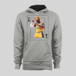 KING OF SPADES CARD LEBRON HIGH QUALITY BASKETBALL HOODIE / SWEATSHIRT