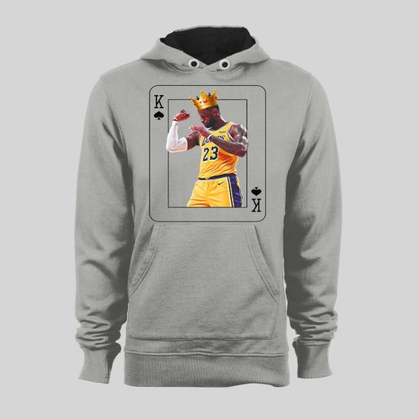 KING OF SPADES CARD LEBRON HIGH QUALITY BASKETBALL HOODIE / SWEATSHIRT