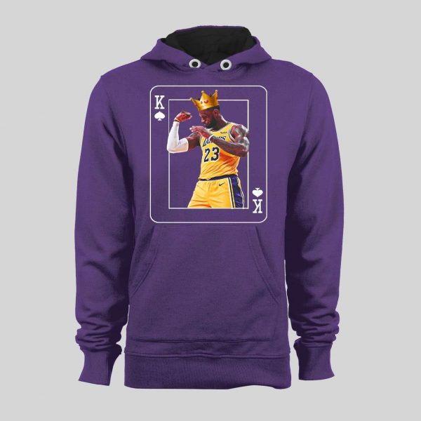 KING OF SPADES CARD LEBRON HIGH QUALITY BASKETBALL HOODIE / SWEATSHIRT