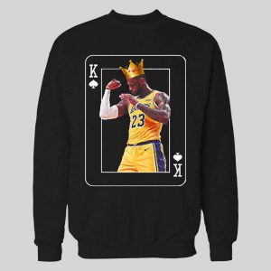 KING OF SPADES CARD LEBRON HIGH QUALITY BASKETBALL HOODIE / SWEATSHIRT