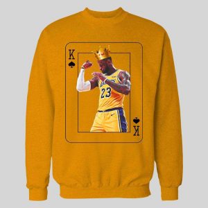 KING OF SPADES CARD LEBRON HIGH QUALITY BASKETBALL HOODIE / SWEATSHIRT