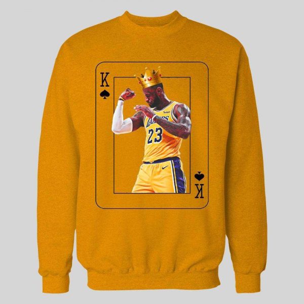 KING OF SPADES CARD LEBRON HIGH QUALITY BASKETBALL HOODIE / SWEATSHIRT