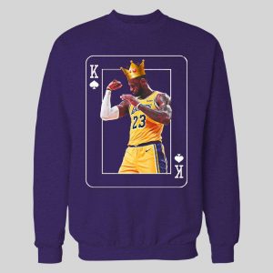 KING OF SPADES CARD LEBRON HIGH QUALITY BASKETBALL HOODIE / SWEATSHIRT