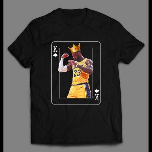 KING OF SPADES CARD LEBRON HIGH QUALITY BASKETBALL SHIRT
