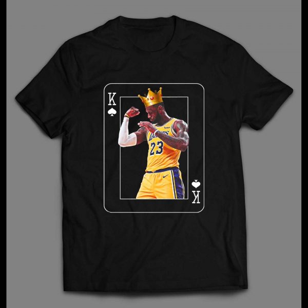 KING OF SPADES CARD LEBRON HIGH QUALITY BASKETBALL SHIRT