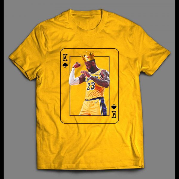 KING OF SPADES CARD LEBRON HIGH QUALITY BASKETBALL SHIRT