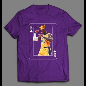 KING OF SPADES CARD LEBRON HIGH QUALITY BASKETBALL SHIRT