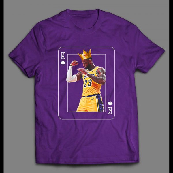 KING OF SPADES CARD LEBRON HIGH QUALITY BASKETBALL SHIRT