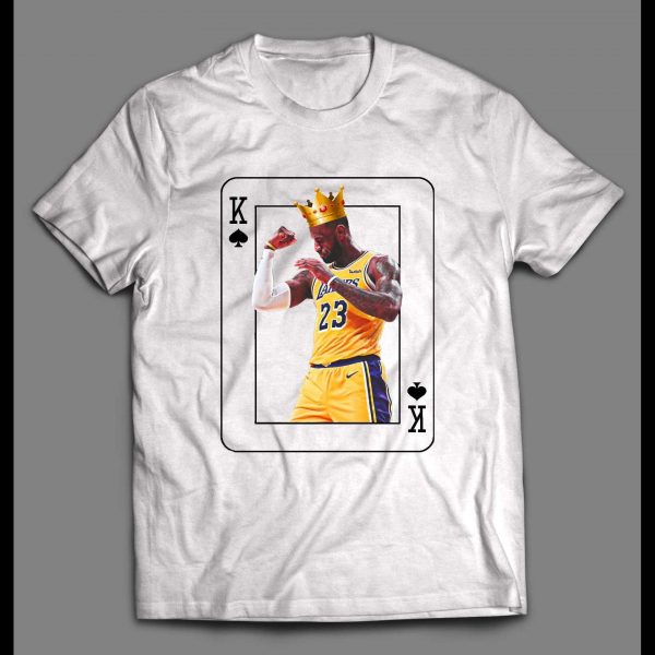 KING OF SPADES CARD LEBRON HIGH QUALITY BASKETBALL SHIRT