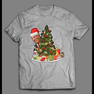 THE DONALD MERRY CHRISTMAS TREE HIGH QUALITY HOLIDAY SHIRT