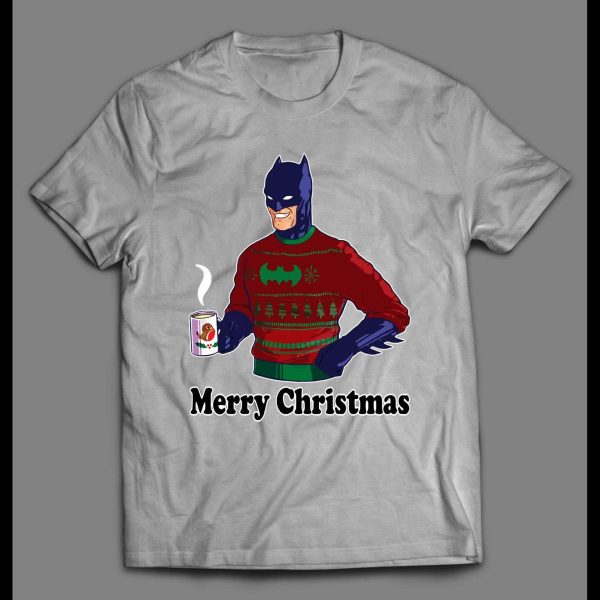 BATMAN WEARING UGLY SWEATER HIGH QUALITY CHRISTMAS SHIRT