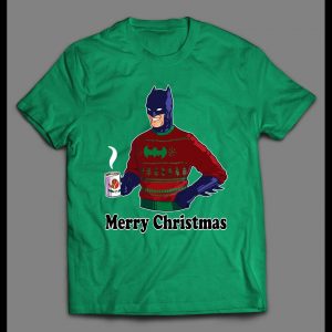 BATMAN WEARING UGLY SWEATER HIGH QUALITY CHRISTMAS SHIRT