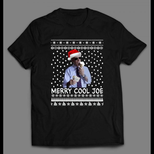 MERRY COOL SLEEPY JOE ICE CREAM LICKER HIGH QUALITY CHRISTMAS SHIRT