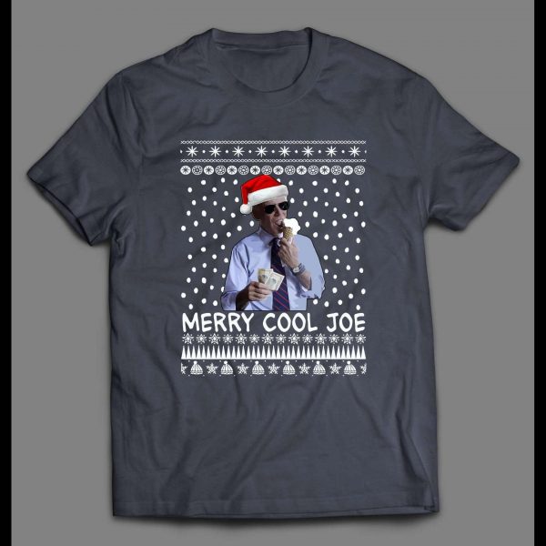 MERRY COOL SLEEPY JOE ICE CREAM LICKER HIGH QUALITY CHRISTMAS SHIRT