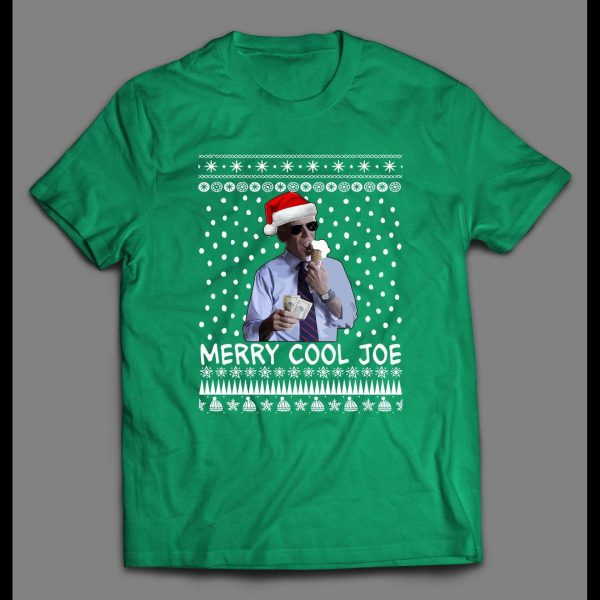 MERRY COOL SLEEPY JOE ICE CREAM LICKER HIGH QUALITY CHRISTMAS SHIRT