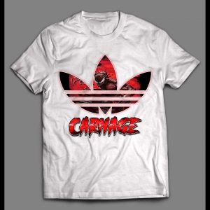 MAXIMUM CARNAGE SPORTS WEAR PARODY COMIC ART SHIRT