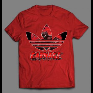 MAXIMUM CARNAGE SPORTS WEAR PARODY COMIC ART SHIRT