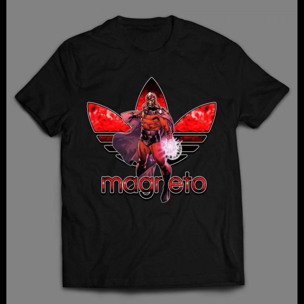 MAGNETO SPORTS WEAR PARODY SPORTY COMIC ART SHIRT