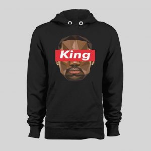 LEBRON THE KING SUPREME HIGH QUALITY BASKETBALL HOODIE /SWEATSHIRT