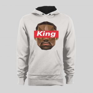 LEBRON THE KING SUPREME HIGH QUALITY BASKETBALL HOODIE /SWEATSHIRT