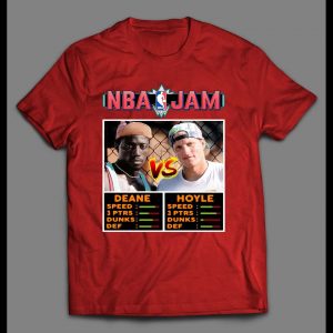 DEANE V HOYLE WHITE MEN CAN'T JUMP BASKETBALL VIDEO GAME PARODY SHIRT