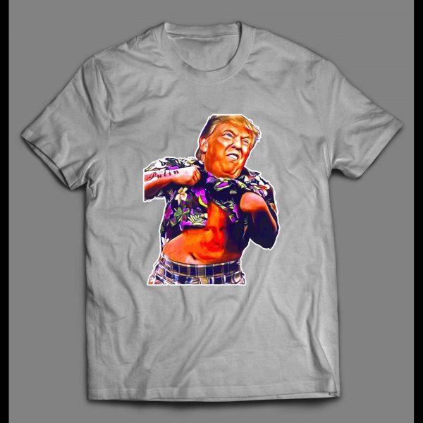 THE DONALD "TRUMP SHUFFLE" GOONIES PARODY HIGH QUALITY SHIRT