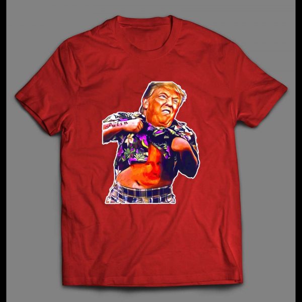 THE DONALD "TRUMP SHUFFLE" GOONIES PARODY HIGH QUALITY SHIRT