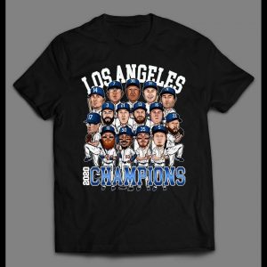 LOS ANGELES 2020 CHAMPIONS HIGH QUALITY BASEBALL SHIRT