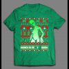 SCI-FI CHRISTMAS ALIEN ABDUCT ME HIGH QUALITY HOLIDAY SHIRT