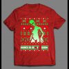 SCI-FI CHRISTMAS ALIEN ABDUCT ME HIGH QUALITY HOLIDAY SHIRT