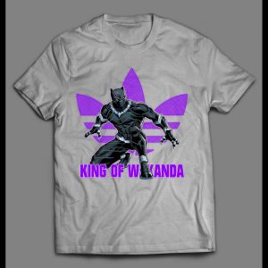 KING OF WAKANDA BLACK PANTHER TRIBAL TREFOIL SHIRT