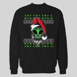 SCI-FI CHRISTMAS ALIEN SANTA HIGH QUALITY HOLIDAY HOODIE / SWEATSHIRT