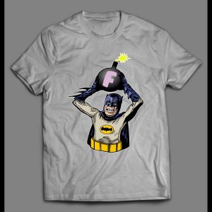 RETRO BATMAN DROPPING F-BOMB ART SHIRT