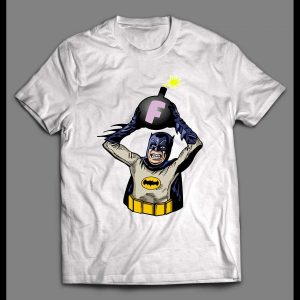 RETRO BATMAN DROPPING F-BOMB ART SHIRT