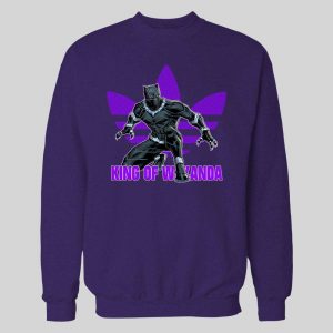 KING OF WAKANDA BLACK PANTHER TRIBAL TREFOIL HOODIE /SWEATSHIRT