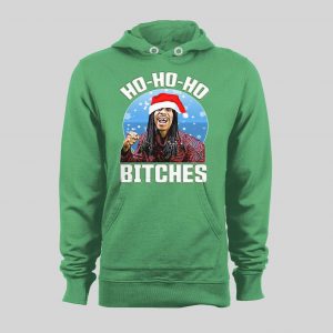 DAVE CHAPPELLE HO HO HO BITCHES RICK JAMES PARODY HOLIDAY HOODIE / SWEATSHIRT