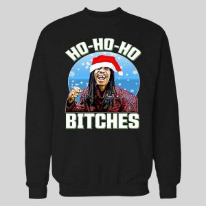 DAVE CHAPPELLE HO HO HO BITCHES RICK JAMES PARODY HOLIDAY HOODIE / SWEATSHIRT