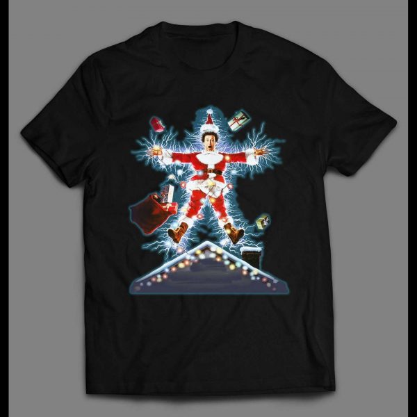 SANTA CLARK GRISWOLD CHRISTMAS VACATION MOVIE POSTER CHRISTMAS SHIRT