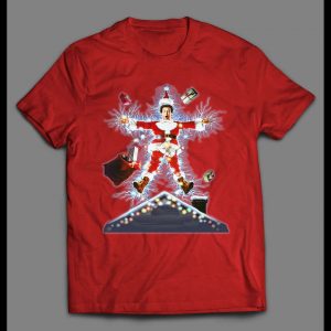 SANTA CLARK GRISWOLD CHRISTMAS VACATION MOVIE POSTER CHRISTMAS SHIRT