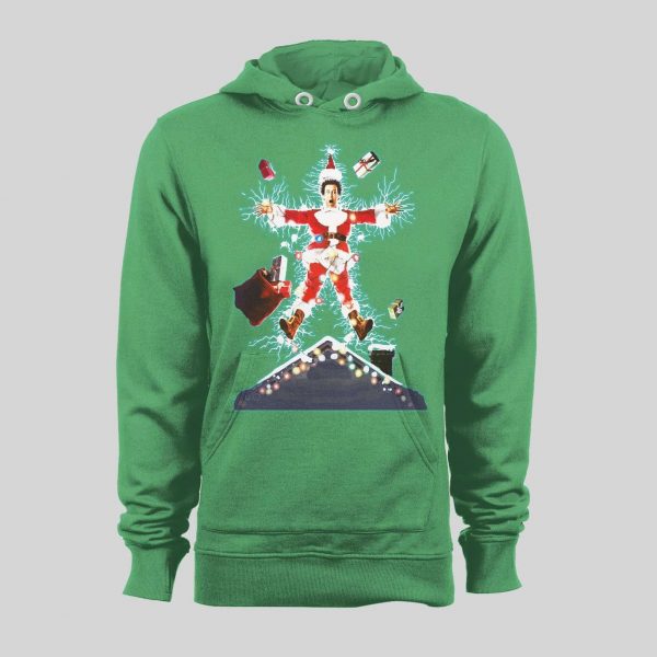 SANTA CLARK GRISWOLD CHRISTMAS VACATION MOVIE POSTER HOODIE/ SWEATSHIRT