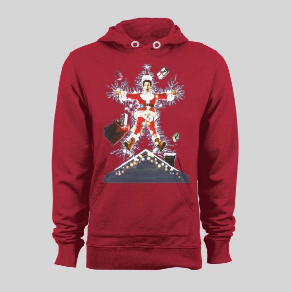 SANTA CLARK GRISWOLD CHRISTMAS VACATION MOVIE POSTER HOODIE/ SWEATSHIRT